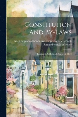 Constitution And By-laws 1