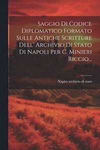bokomslag Saggio Di Codice Diplomatico Formato Sulle Antiche Scritture Dell' Archivio Di Stato Di Napoli Per C. Minieri Riccio...