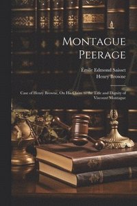 bokomslag Montague Peerage