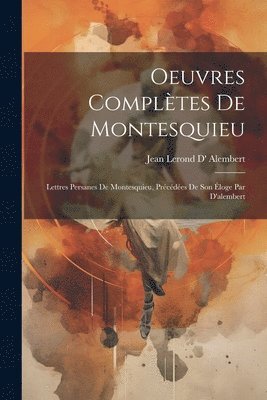 bokomslag Oeuvres Compltes De Montesquieu