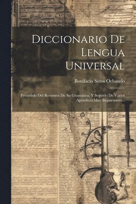 bokomslag Diccionario De Lengua Universal