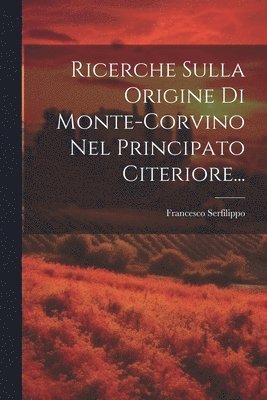 bokomslag Ricerche Sulla Origine Di Monte-corvino Nel Principato Citeriore...