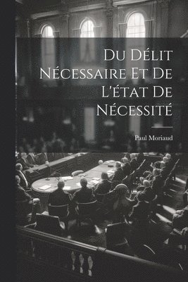 bokomslag Du Dlit Ncessaire et de L'tat de Ncessit