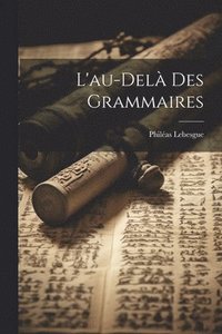 bokomslag L'au-del Des Grammaires
