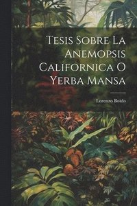bokomslag Tesis Sobre La Anemopsis Californica O Yerba Mansa