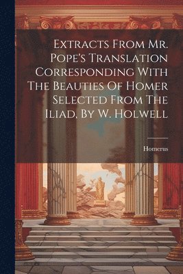 bokomslag Extracts From Mr. Pope's Translation Corresponding With The Beauties Of Homer Selected From The Iliad, By W. Holwell