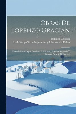 bokomslag Obras De Lorenzo Gracian