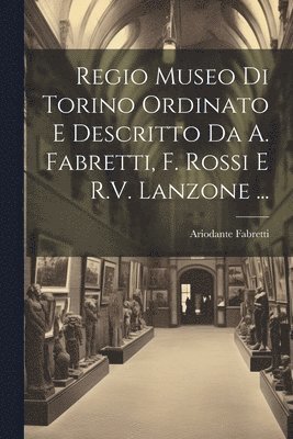 bokomslag Regio Museo Di Torino Ordinato E Descritto Da A. Fabretti, F. Rossi E R.V. Lanzone ...