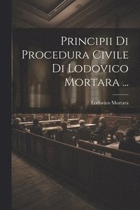bokomslag Principii Di Procedura Civile Di Lodovico Mortara ...