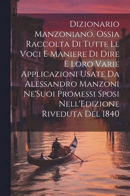 bokomslag Dizionario Manzoniano, Ossia Raccolta Di Tutte Le Voci E Maniere Di Dire E Loro Varie Applicazioni Usate Da Alessandro Manzoni Ne'Suoi Promessi Sposi Nell'Edizione Riveduta Del 1840