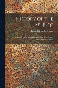 bokomslag History of the Seljqs; Account of a Rare Manuscript Contained in the Schefer Collection Lately Acquired
