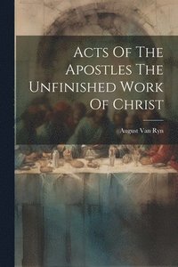 bokomslag Acts Of The Apostles The Unfinished Work Of Christ