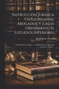 bokomslag Instruccion Juridica De Escrivanos, Abogados, Y Jueces Ordinarios De Juzgados Inferiores