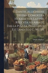 bokomslag Dantis Allighierii Divina Comoedia Hexametris Latinis Reddita Ab Abbate Dalla Piazza, Praefatus Est [and Ed.] C. Witte