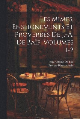 Prosper Blanchemain, Jean-Antoine de Baïf - Les Mimes, Enseignements Et Proverbes De J.-A. De Baïf, Volumes 1-2, Häftad