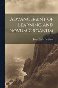 bokomslag Advancement of Learning and Novum Organum