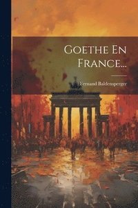 bokomslag Goethe En France...