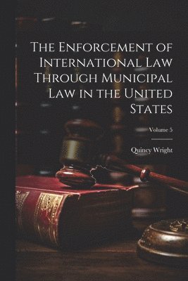 bokomslag The Enforcement of International Law Through Municipal Law in the United States; Volume 5