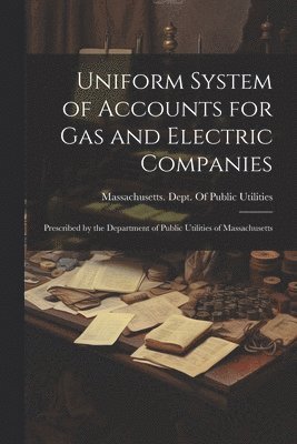 bokomslag Uniform System of Accounts for Gas and Electric Companies