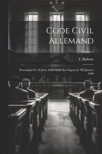 bokomslag Code Civil Allemand