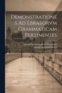 bokomslag Demonstrationes Ad Ebraeorvm Grammaticam Pertinentes