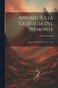 bokomslag Appunti Sulla Geologia Del Piemonte