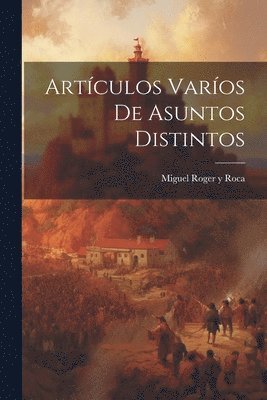 bokomslag Artculos Varos De Asuntos Distintos