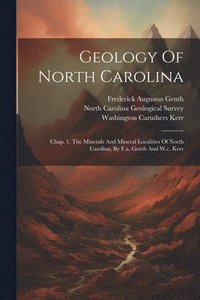 bokomslag Geology Of North Carolina