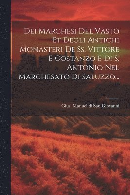 bokomslag Dei Marchesi Del Vasto Et Degli Antichi Monasteri De Ss. Vittore E Costanzo E Di S. Antonio Nel Marchesato Di Saluzzo...