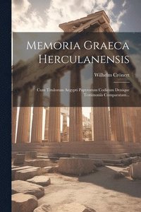 bokomslag Memoria Graeca Herculanensis