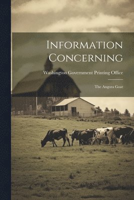 Washington Government Printing Office - Information Concerning, Häftad