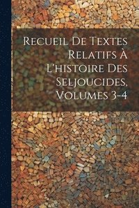 bokomslag Recueil De Textes Relatifs À L'histoire Des Seljoucides, Volumes 3-4