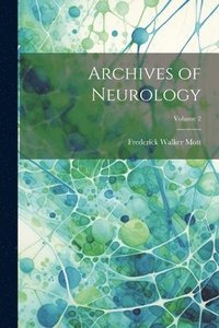 bokomslag Archives of Neurology; Volume 2