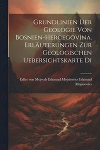 bokomslag Grundlinien der Geologie von Bosnien-hercegovina. Erluterungen zur Geologischen Uebersichtskarte Di
