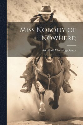 bokomslag Miss Nobody of Nowhere;