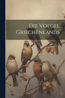 bokomslag Voegel Griechenlands