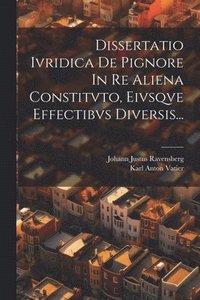 bokomslag Dissertatio Ivridica De Pignore In Re Aliena Constitvto, Eivsqve Effectibvs Diversis...