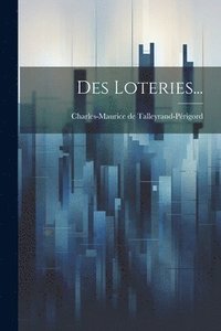 bokomslag Des Loteries...