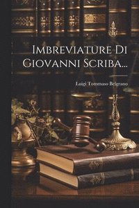 bokomslag Imbreviature Di Giovanni Scriba...