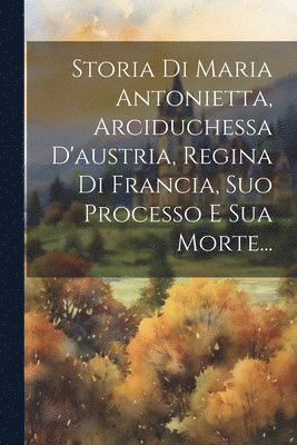 bokomslag Storia Di Maria Antonietta, Arciduchessa D'austria, Regina Di Francia, Suo Processo E Sua Morte...