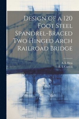 bokomslag Design of a 120 Foot Steel Spandrel-braced two Hinged Arch Railroad Bridge