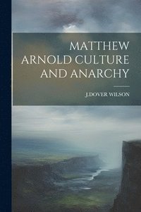 bokomslag Matthew Arnold Culture and Anarchy