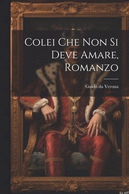 bokomslag Colei che non si deve amare, romanzo