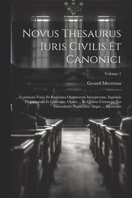 bokomslag Novus Thesaurus Iuris Civilis Et Canonici: Continens Varia Et Rarissima Optimorum Interpretum, Inprimis Hispanorum Et Gallorum, Opera ... In Quibus Ut