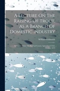 bokomslag A Lecture On The Raising Of Trout, As A Branch Of Domestic Industry