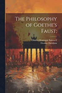 bokomslag The Philosophy of Goethe's Faust;
