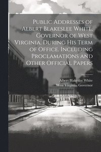 bokomslag Public Addresses of Albert Blakeslee White, Governor of West Virginia, During his Term of Office. Including Proclamations and Other Official Papers