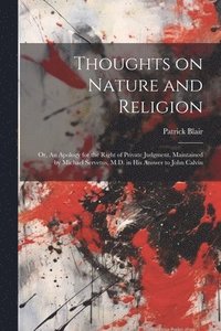 bokomslag Thoughts on Nature and Religion