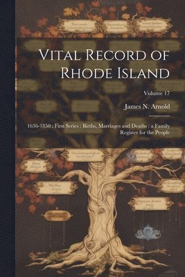 bokomslag Vital Record of Rhode Island