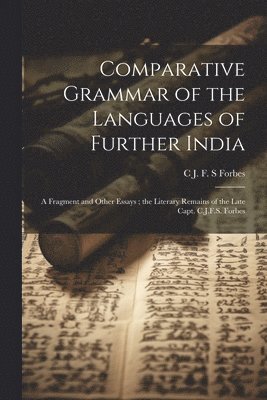 bokomslag Comparative Grammar of the Languages of Further India